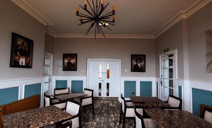 Dog-friendly lounge at the Llandudno Bay Hotel.